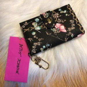 Betsey Johnson Flower Flap Wallet